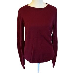 Forever 21 sweater. Size M. Maroon color with brown elbow patches.